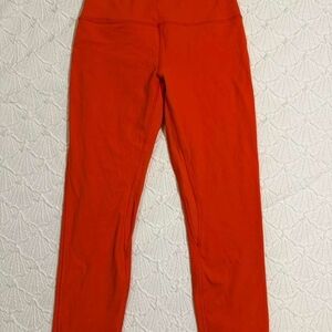 lululemon athletica Orange Leggings